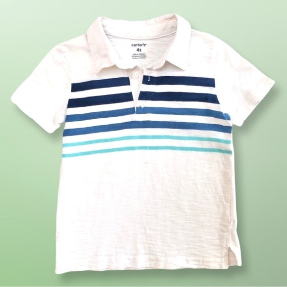 ⭐️ 5 for $25 A Set of 2 Carter’s Toddler Boy’s Cotton Tops Size 4 T - Picture 9 of 16